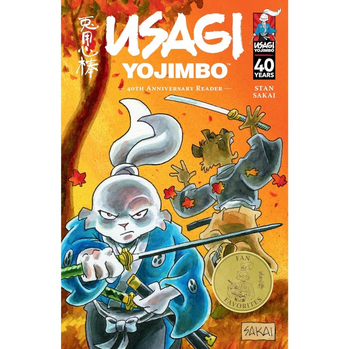 Комикс Usagi Yojimbo, 40th Anniv Reader, GN, Автор Stan Sakai