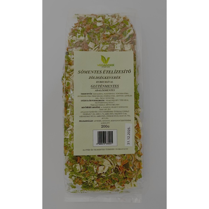 Condiment Vegadokk fara sare cu turmeric, 200 g