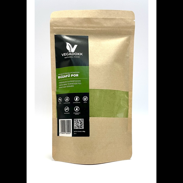 Pudra de iarba de grau Vegadokk, 150 g