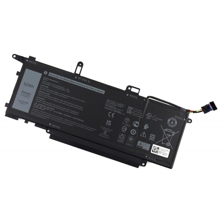 Kompatibilis Dell akkumulátor: 0GJD1V gyári 52Wh, 11P1P gyári 52Wh, 85XM8 gyári 52Wh, 8W3YY gyári 52Wh, CHWV6 gyári 52Wh, G8F6M gyári 52Wh, GJD1V gyári 52Wh, NF2MW gyári 52Wh