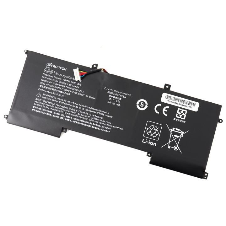 Baterie compatibila HP 708462-001 28Wh, 921408-2C1 28Wh, 921438-855 28Wh, AB06XL 28Wh, Envy 13-AD000NB 28Wh, Envy 13-AD000NF 28Wh, Envy 13-AD000NI 28Wh