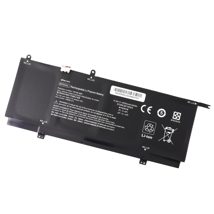 Baterie compatibila HP Spectre X360 13-AP0400ND 59Wh, Spectre X360 13-AP0599NA 59Wh, Spectre X360 13-AP0998NB 59Wh, TPN-Q203 59Wh, TPN-Q204 59Wh
