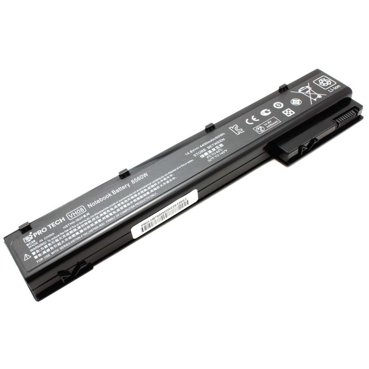 Laptop akkumulátor kompatibilis a következővel:HP EliteBook 8560w 8 cellás, 8570w 8 cellás, 8760w 8 cellás, 8770w 8 cellás