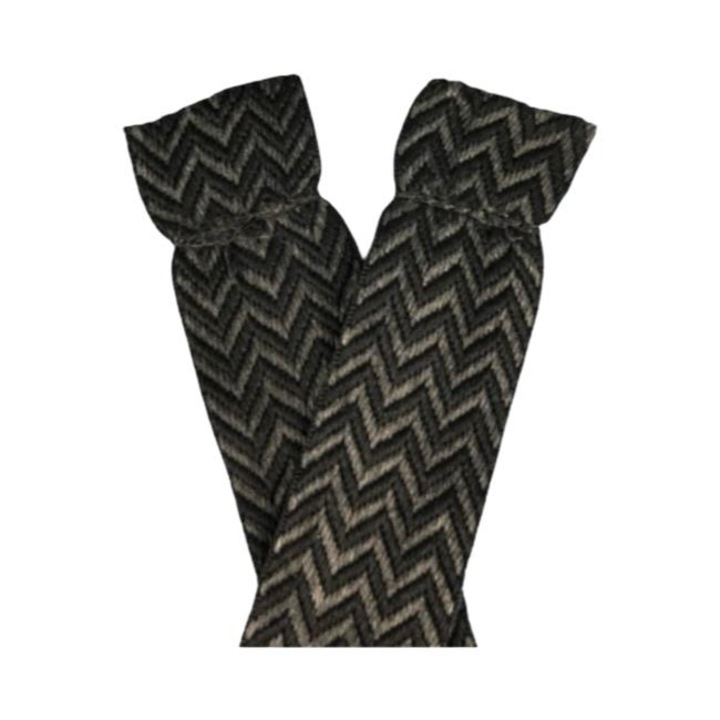 Set 2 sireturi plate, 140 cm, negru