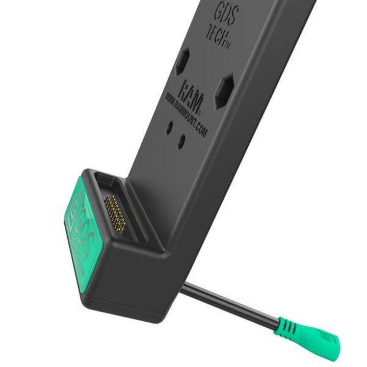 Autós tartó, Ram tartók, fekete, USB C típusú