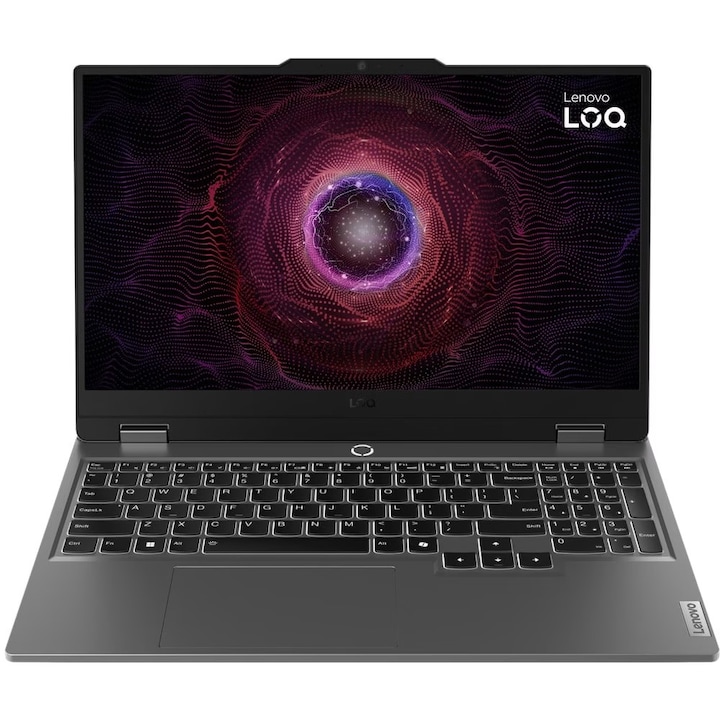 Laptop Gaming LENOVO LOQ 15ARP9, AMD Ryzen 5 7235HS pana la 4.2GHz, 15.6" FHD, 24GB, SSD 512GB, NVIDIA GeForce RTX 3050 6GB, Free DOS, Gri