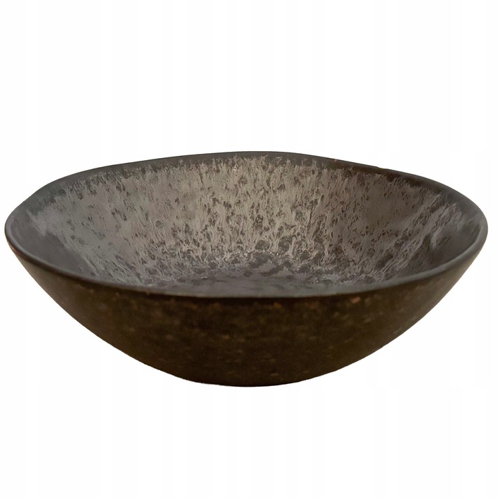 Керамична купа, Skandi, 18 см, 450 мл, графитно-кафява, комплект