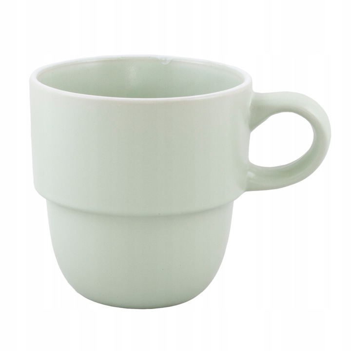 Cana ceramica DYKSA, mint, 360ml, 9.5x10x13cm, set