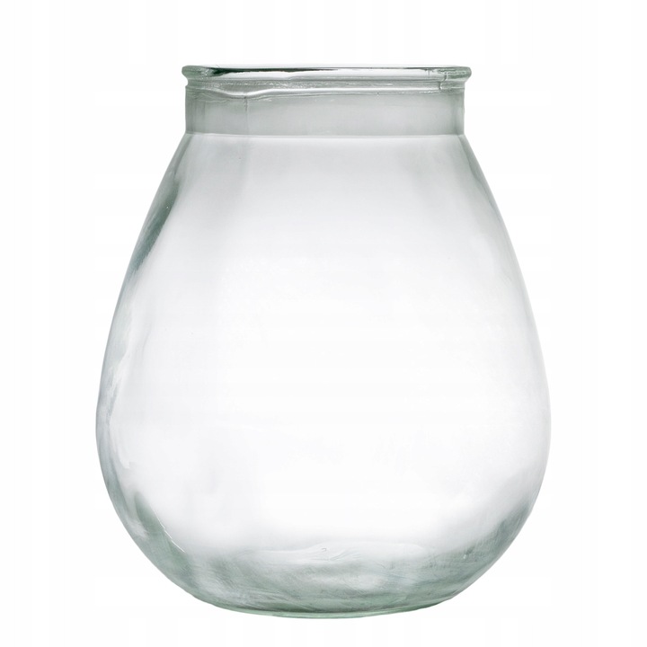 Vaza decorativa Skandi Bunke, transparenta, 21x28cm, 2kg