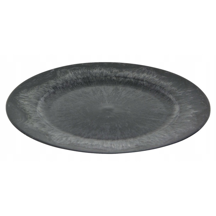 Suport lumanari, Skandi, Rondo, 20cm, gri