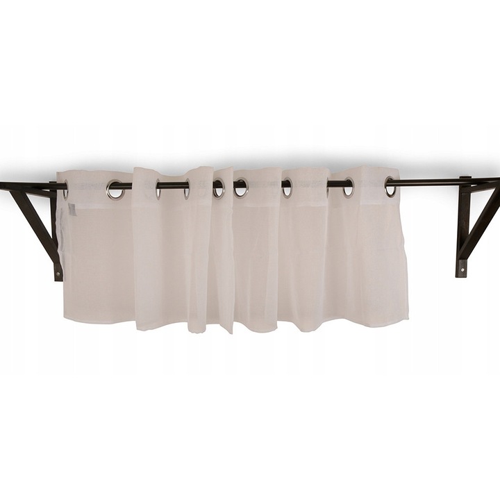 Комплект от 2 полупрозрачни завеси Skandi white 45x250 см