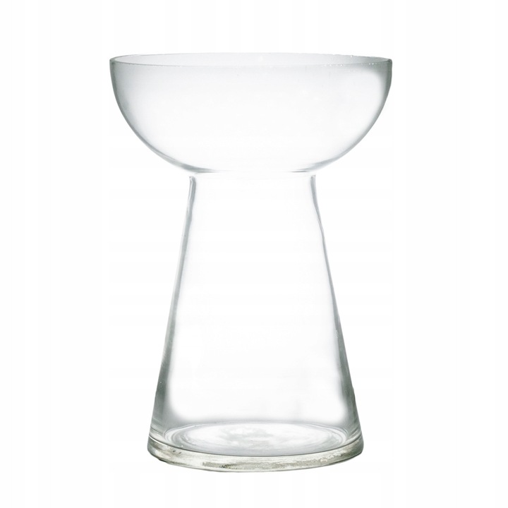 Vaza Skandi, transparenta, 13.5cm x 19cm, 0.5kg