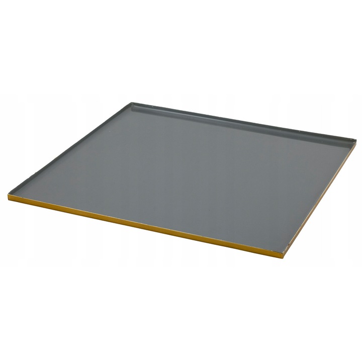 Suport lumanari, DYKSA, metalic, 25x25cm, gri