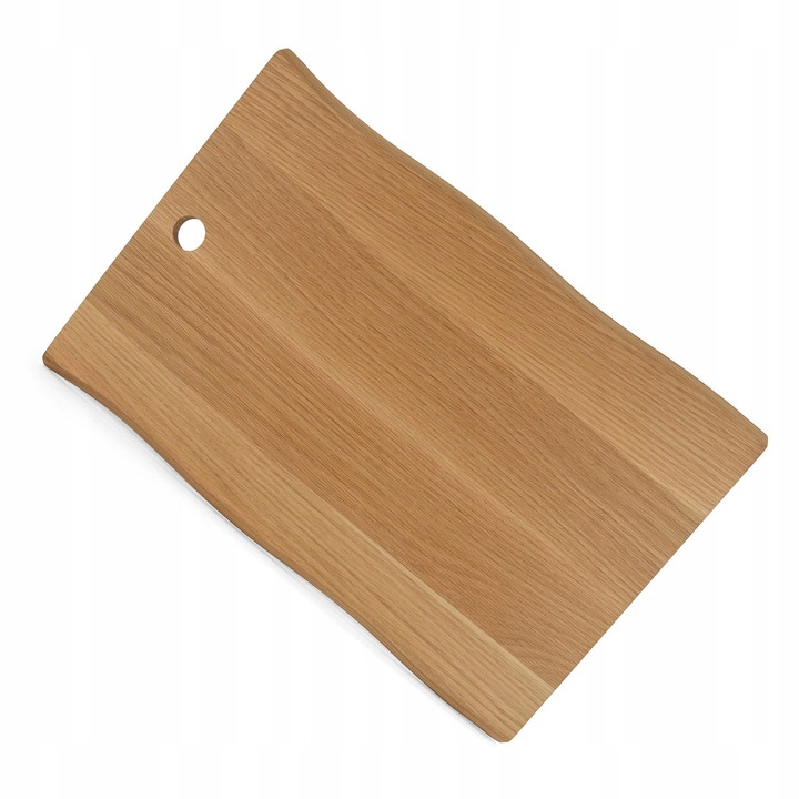 Tocator de bucatarie, Skandi, lemn de stejar, 46x31x1.9cm, 2kg