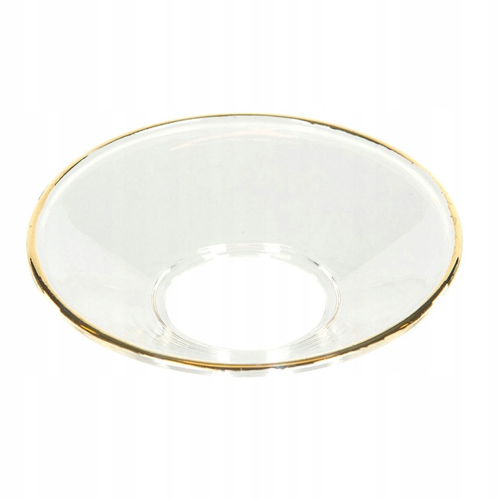 Set 4 suporturi lumanari, Skandi, sticla alba lucioasa, 6.5cm