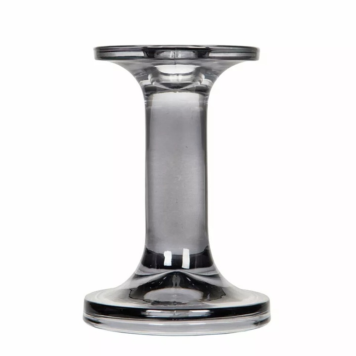 Suport lumanari, Skandi, 8x13 cm, Gri