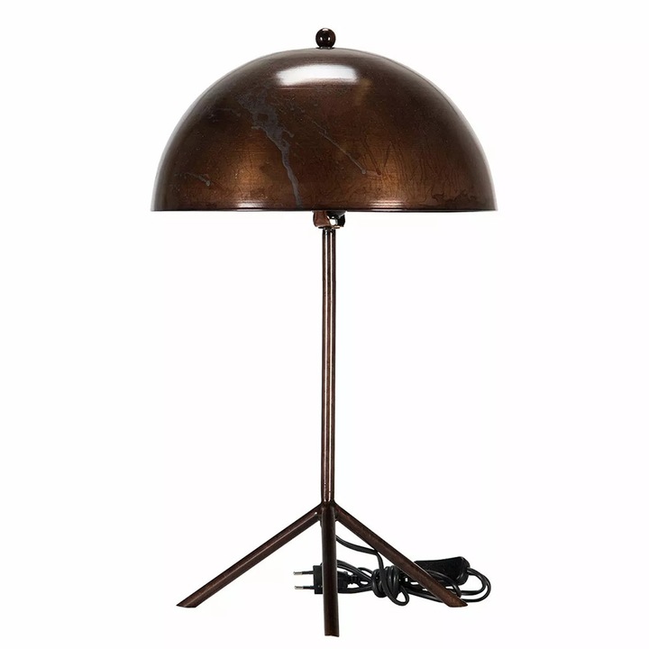 Lampa de masa Skandi loft maro metalica 31cm 27x27x53cm