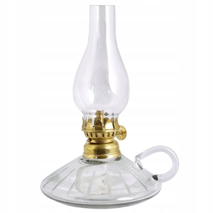 Lampa cu petrol Skandi sticla transparenta 18x10cm