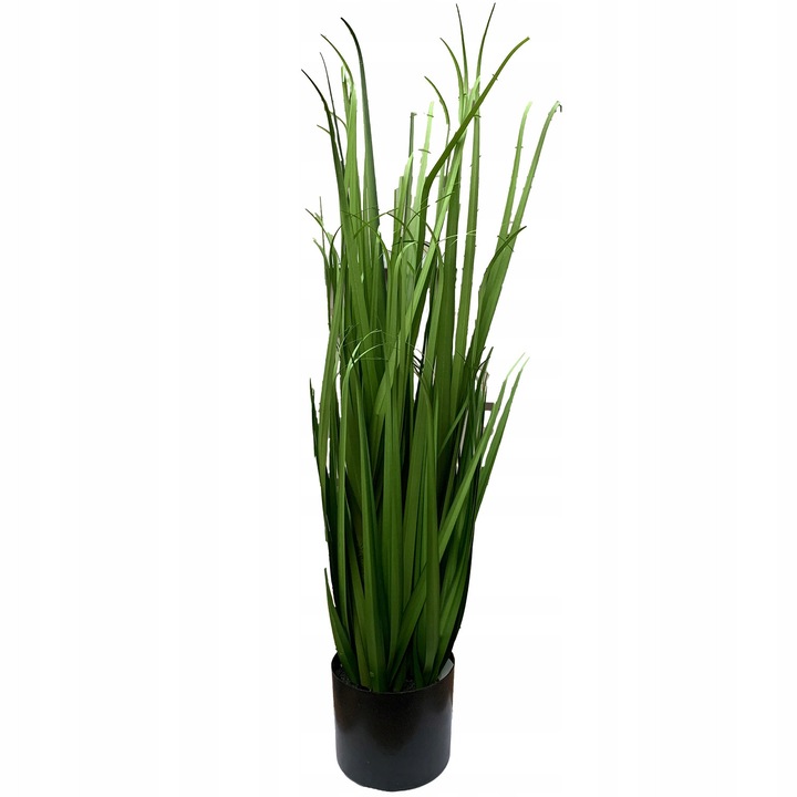 Изкуствена трева в саксия Skandi, 90 см, естествено зелено, диаметър 13 см