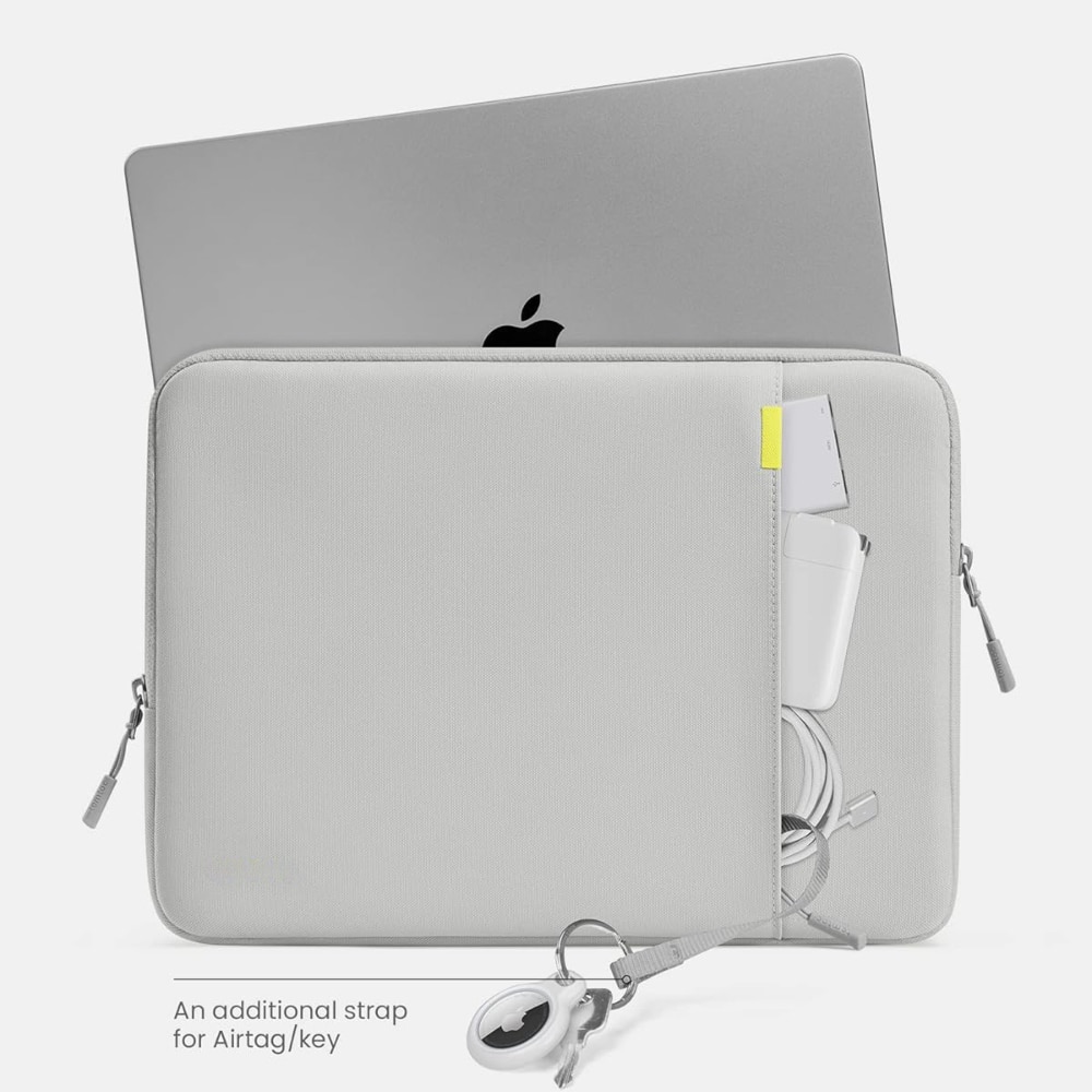 Husa de Protectie 360° pentru Laptop 16 Inch, Compatibila cu MacBook Pro 16 (M4–M1, A3403/A3186/A2991/A2780/A2485/A2141), Dell XPS 16, MSI Prestige 16 AI Evo, Lenovo Yoga Pro 16, Rezistenta la Apa, Gri