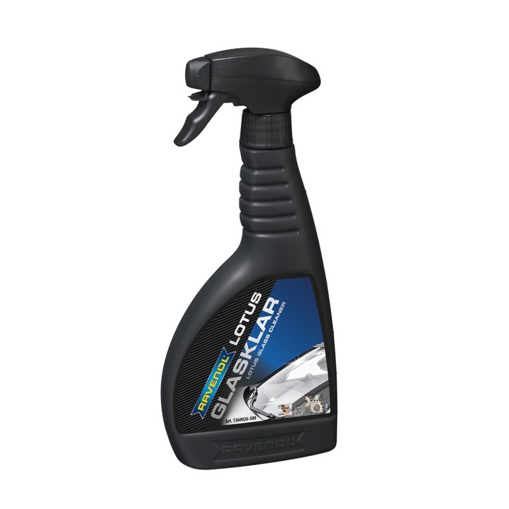 Solutie curatare geamuri si oglinzi Ravenol Lotus Glass Cleaner 0.5L