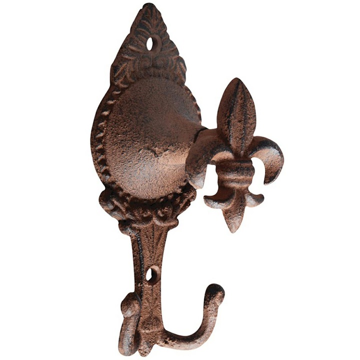 Öntöttvas nyél, Esschert Design, Öntöttvas, Szín: Bronz, Cél: Univerzális, 13, 9 x 6, 4 x 5, 3 cm, Bronz