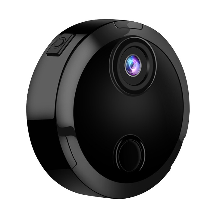 HDQ15 kamera, HD éjjellátó, intelligens WIFI hálózat, vezeték nélküli, kém, fekete