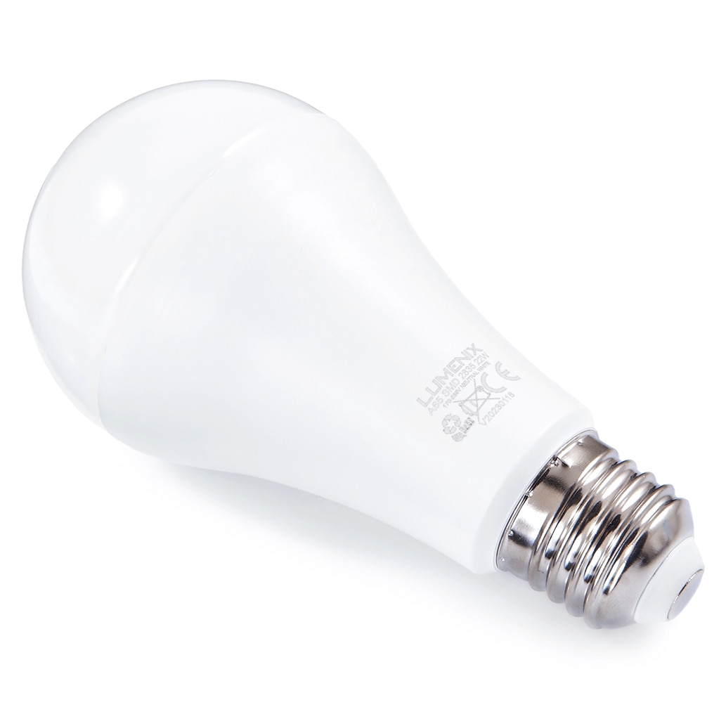 Bec LED E27 LUMENIX 22W, alb cald 3000K, 2180Lm, dimensiuni 65x135mm ...