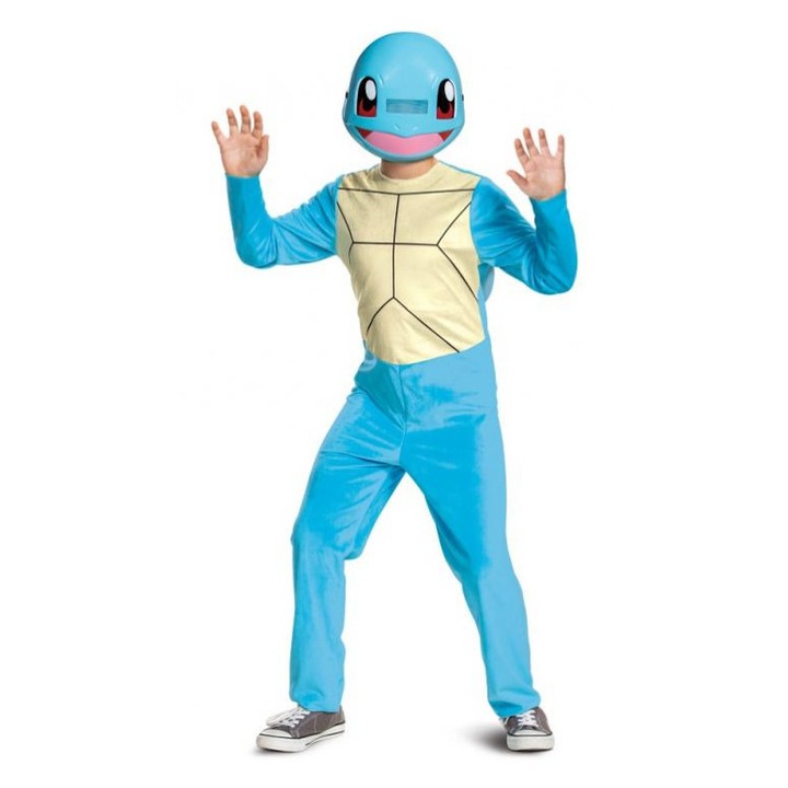 Costum carnaval pentru copii Squirtle Classic- Pokemon (licenta), marime L (10-12 ani)