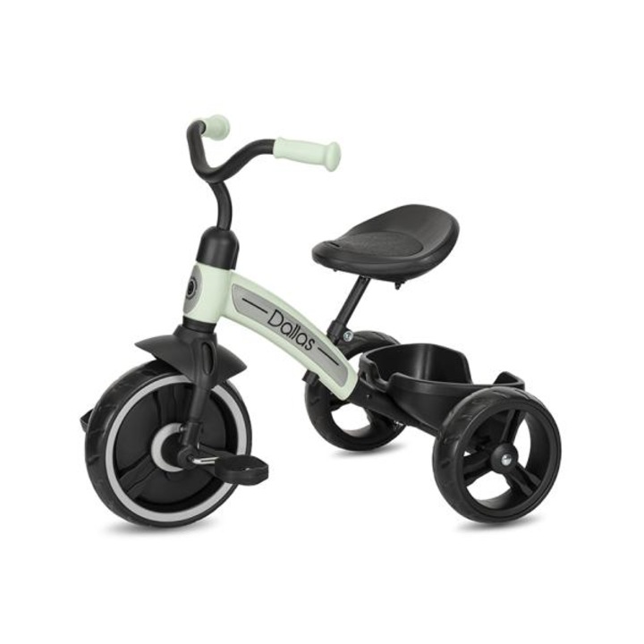 Tricicleta pentru copii, Lorelli, Dallas, sezut reglabil in inaltime, potrivit 2-6 Ani, Mint
