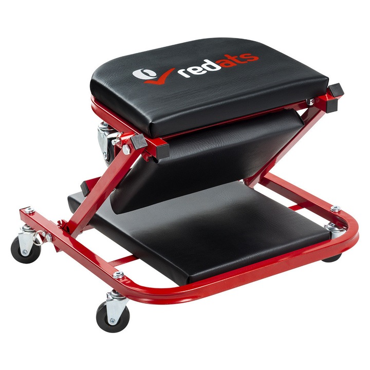 Pat/scaun mobil pentru mecanic auto, REDATS, 3 in 1
