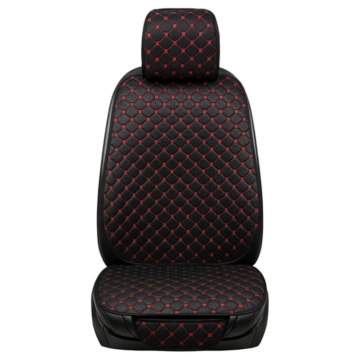 Elindor Autós Üléshuzat, Első, Légáteresztő Len-Pamut, Kompatibilis Logan, VW Golf, Renault, Skoda modellekkel, Egyszerű Beszerelés, Univerzális, Fekete