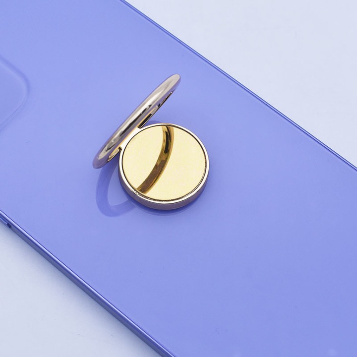 Suport telefon mobil cu catarama inelara metalica, catarama inelara, suport telefon mobil rotativ la 360°, suport desktop Mobile phone holder