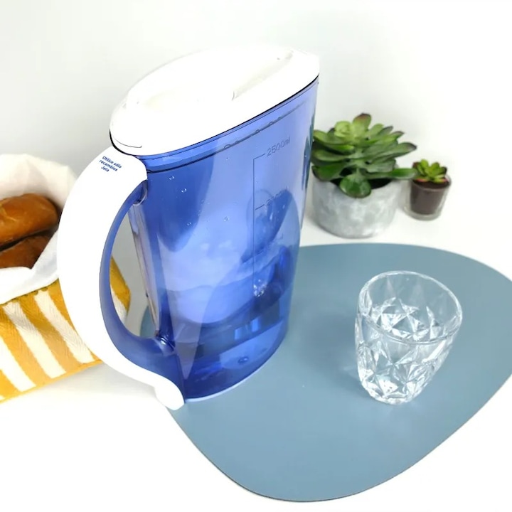 Cana filtranta pentru apa, CASENA capacitate 2.5L, cu cartus inclus