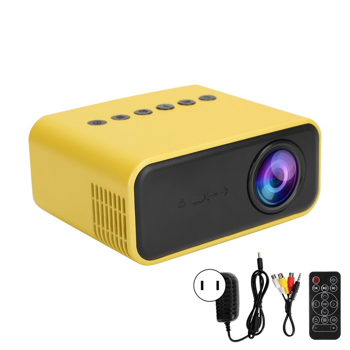 Mini projektor YT500 USB audio-video interfészekkel