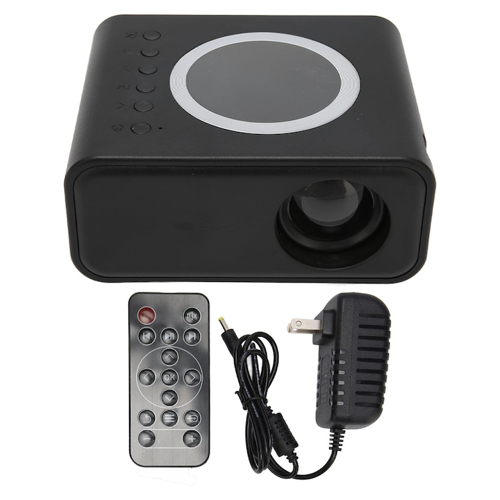Proiector portabil, 800x480P, contrast 1000:1, dimensiune proiectie 40"-100"