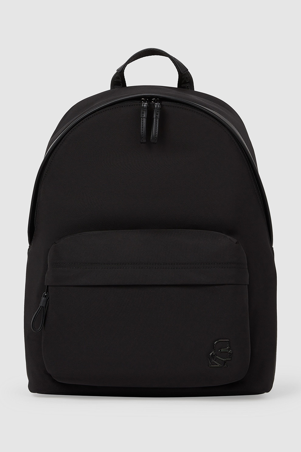 Karl Lagerfeld, Rucsac uni cu buzunar exterior, Negru