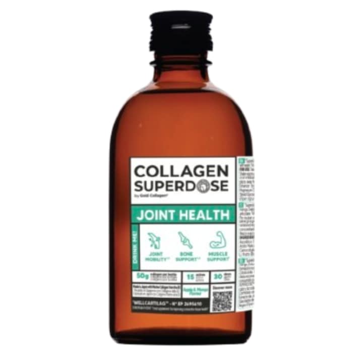 Colagen marin hidrolizat cu vitamina C si D, pentru articulatii, oase si muschi, Gold Collagen Joint Health, 300 ml