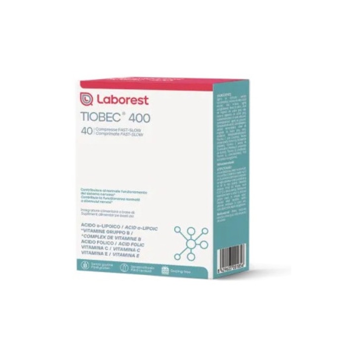 Tiobec 400, 40 comprimate, Laborest Italia