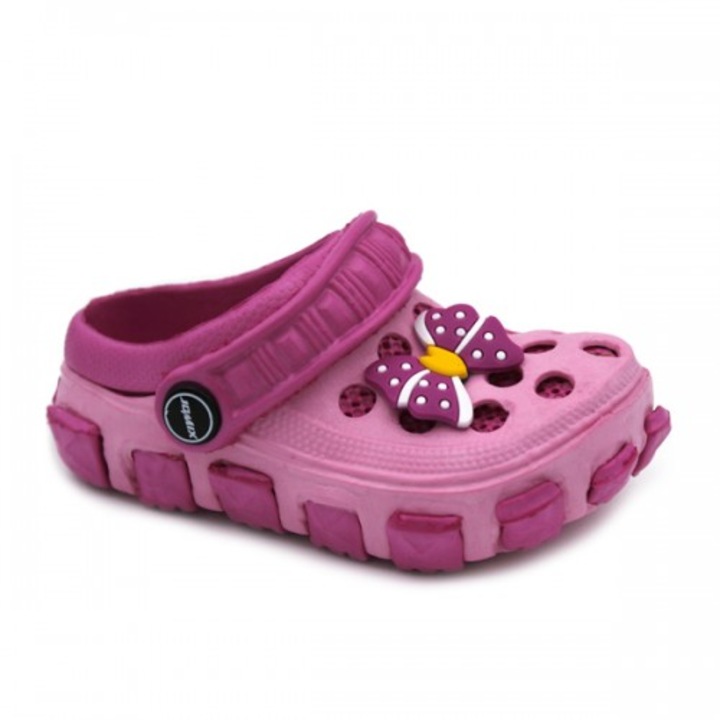 Детски сандали Crocs, момичета, с панделка, розови - 29