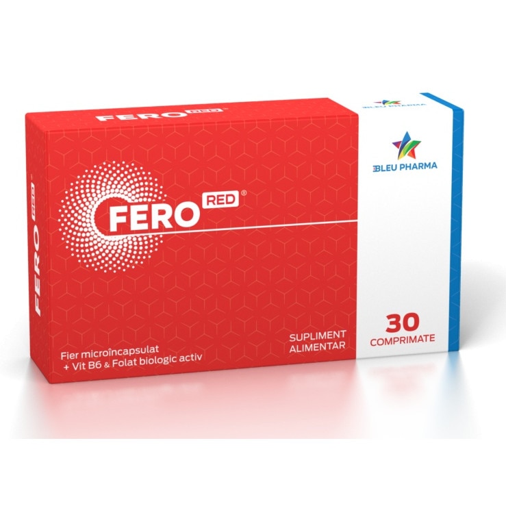 FeroRed, 30 capsule moi, Bleu Pharma - eMAG.ro