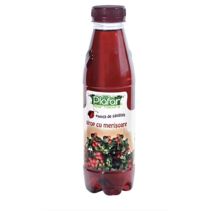 Sirop cu merisoare 500 ml, Plafar