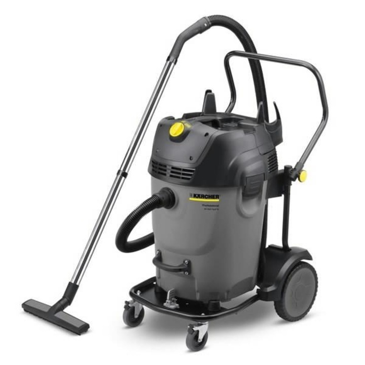 Aspirator profesional, Karcher NT 65/2 Tact, 65L, 2760W, 685x560x905mm, negru/gri