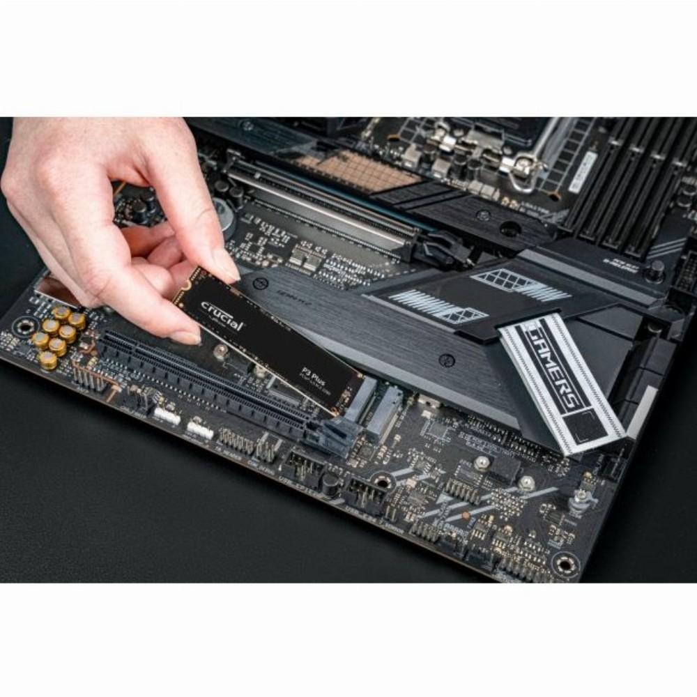 Crucial SSD P3 Plus 1000GB/1TB M.2 2280 PCIE Gen4.0 3D NAND, Írás