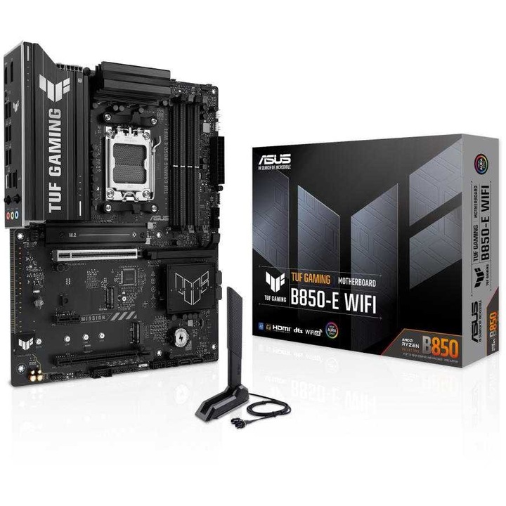 Дънна платка ASUS B850 SAM5 ATX, DDR5, 4 слота за памет, WiFi, Bluetooth