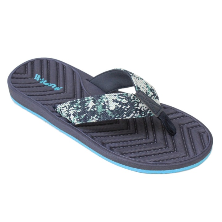 Wink Wink férfi lábujjközös strandpapucs kék mix SR51148-5 07620