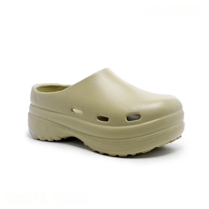 Saboti unisex, Sport, lulux co98111, Verde masliniu, 39