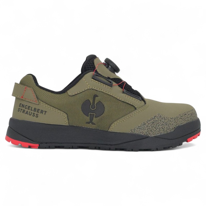 Férfi Munkavédelmi cipő, Engelbert Strauss, Nakuru BOA S1, Green 44