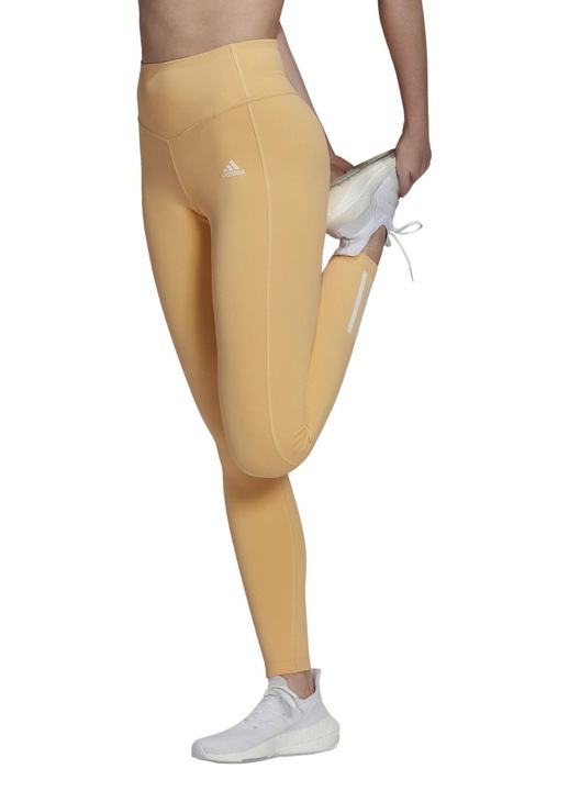 Női sportleggings, Adidas, Poliészter, Narancssárga, L INTL