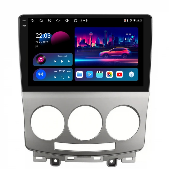 Navigatie PilotOn Mazda 5 2005-2010 9 inch 4GB 64GB 8 CORE